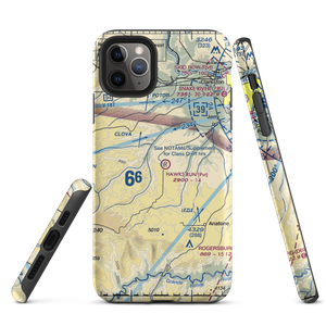 Hawks Run Airport (00WN) VFR Sectional  Tough iPhone Case