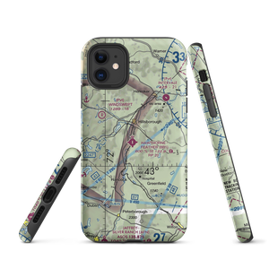 Hawthorne Feather Airpark (8B1) VFR Sectional  Tough iPhone Case