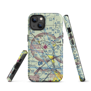 Hawthorne Field (45R) VFR Sectional  Tough iPhone Case