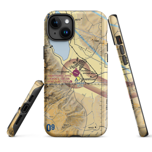 Hawthorne Industrial Airport (HTH) VFR Sectional  Tough iPhone Case