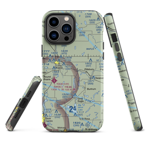 Hay Acres Airport (1MN2) VFR Sectional  Tough iPhone Case