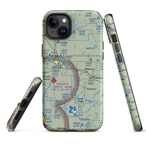 Hay Acres Airport (1MN2) VFR Sectional  Tough iPhone Case