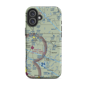 Hay Acres Airport (1MN2) VFR Sectional  Tough iPhone Case