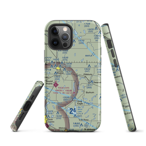 Hay Acres Airport (1MN2) VFR Sectional  Tough iPhone Case