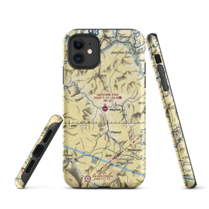 Hayfork Airport (F62) VFR Sectional  Tough iPhone Case