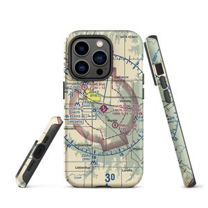 Hays Regional Airport (HYS) VFR Sectional  Tough iPhone Case