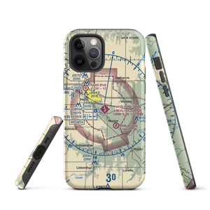 Hays Regional Airport (HYS) VFR Sectional  Tough iPhone Case