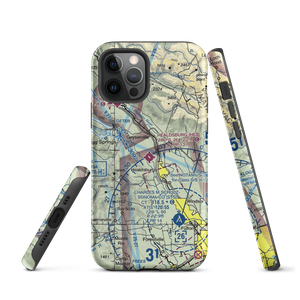 Healdsburg Municipal Airport (HES) VFR Sectional  Tough iPhone Case