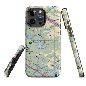 Healy Lake Airport (HKB) VFR Sectional  Tough iPhone Case