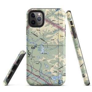 Healy Lake Airport (HKB) VFR Sectional  Tough iPhone Case