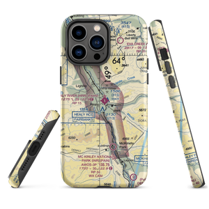 Healy River Airport (HRR) VFR Sectional  Tough iPhone Case