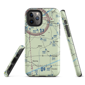 Heard Airport (AR83) VFR Sectional  Tough iPhone Case