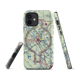 Hearne Municipal Airport (LHB) VFR Sectional  Tough iPhone Case