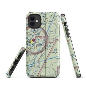 Heart of Dixie Aero Estates Airport (68AL) VFR Sectional  Tough iPhone Case