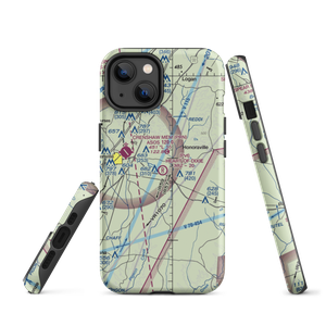 Heart of Dixie Aero Estates Airport (68AL) VFR Sectional  Tough iPhone Case