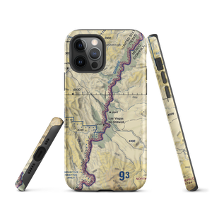 Heath Canyon Airport (1XS7) VFR Sectional  Tough iPhone Case
