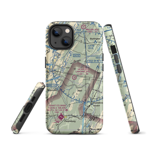 Heaven's Landing Airstrip (4WV4) VFR Sectional  Tough iPhone Case