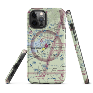 Heber Springs Municipal Airport (HBZ) VFR Sectional  Tough iPhone Case