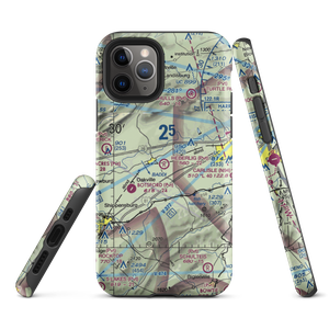 Heberlig Airport (PS02) VFR Sectional  Tough iPhone Case
