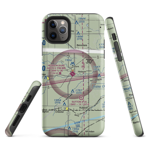 Hebron Municipal Airport (HJH) VFR Sectional  Tough iPhone Case