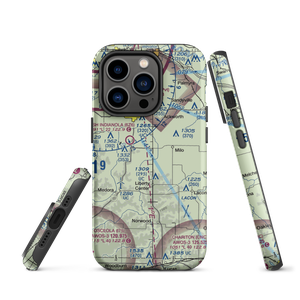 Hedgewood Landing Airport (IA86) VFR Sectional  Tough iPhone Case