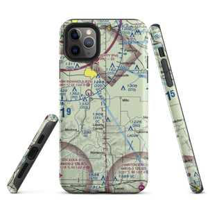 Hedgewood Landing Airport (IA86) VFR Sectional  Tough iPhone Case