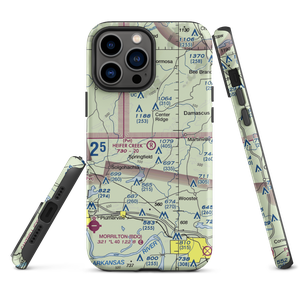 Heifer Creek Ranch Airport (16AR) VFR Sectional  Tough iPhone Case