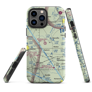 Heilman Airport (14OH) VFR Sectional  Tough iPhone Case