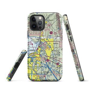 Heineck Farm Airport (76WA) VFR Sectional  Tough iPhone Case