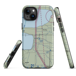 Helblad Airport (04MN) VFR Sectional  Tough iPhone Case