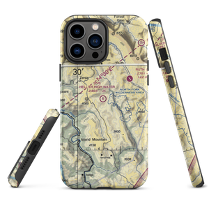 Hell'er High Water Airport (45CL) VFR Sectional  Tough iPhone Case