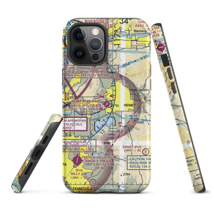 Hemet Ryan Airport (HMT) VFR Sectional  Tough iPhone Case