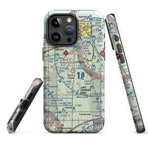 Hemlock Field (OA07) VFR Sectional  Tough iPhone Case