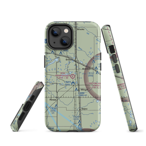 Hemmingsen Private Airport (76MN) VFR Sectional  Tough iPhone Case