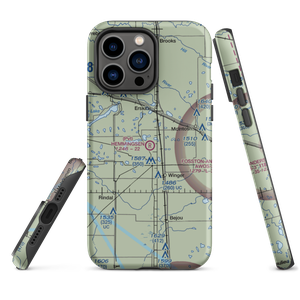 Hemmingsen Private Airport (76MN) VFR Sectional  Tough iPhone Case