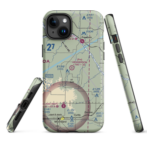 Henderson Farm Airport (35OL) VFR Sectional  Tough iPhone Case