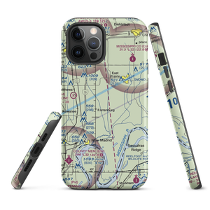 Henderson Mounds E B G Airport (MO57) VFR Sectional  Tough iPhone Case