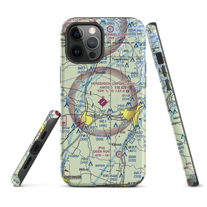 Henderson Oxford Airport (HNZ) VFR Sectional  Tough iPhone Case