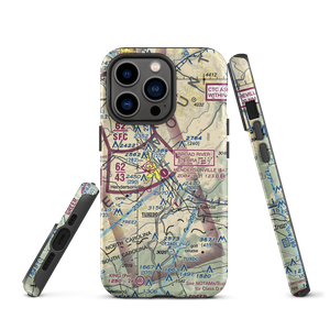 Hendersonville Airport (0A7) VFR Sectional  Tough iPhone Case