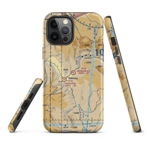 Hendricks Field At West Creek Ranch Airport (63CO) VFR Sectional  Tough iPhone Case