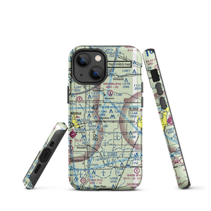 Hendrickson Flying Service Airport (IL93) VFR Sectional  Tough iPhone Case
