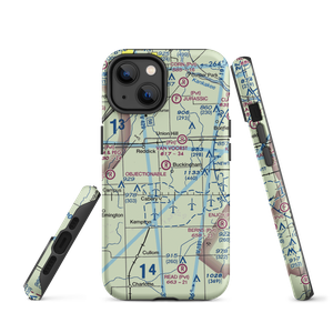 Hendrix Airport (IS86) VFR Sectional  Tough iPhone Case