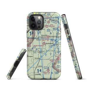 Hendrix Airport (IS86) VFR Sectional  Tough iPhone Case