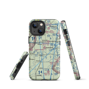 Hendrix Airport (IS86) VFR Sectional  Tough iPhone Case