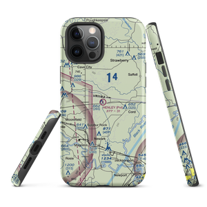 Henley Aerodrome (28AR) VFR Sectional  Tough iPhone Case