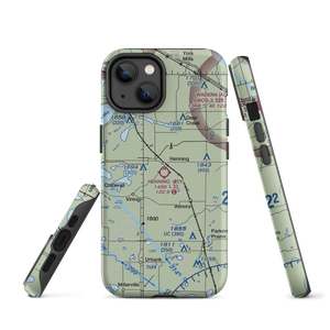 Henning Municipal Airport (05Y) VFR Sectional  Tough iPhone Case