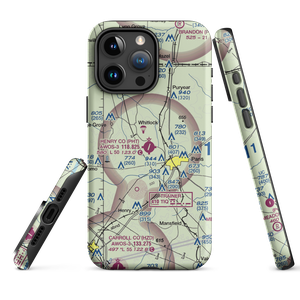 Henry County Airport (PHT) VFR Sectional  Tough iPhone Case