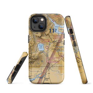 Henry's Lake Airport (U53) VFR Sectional  Tough iPhone Case
