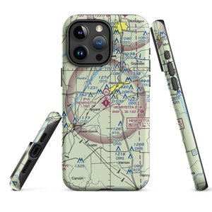 Henryetta Municipal Airport (F10) VFR Sectional  Tough iPhone Case