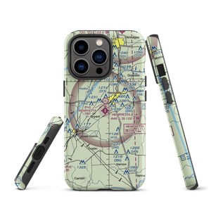 Henryetta Municipal Airport (F10) VFR Sectional  Tough iPhone Case